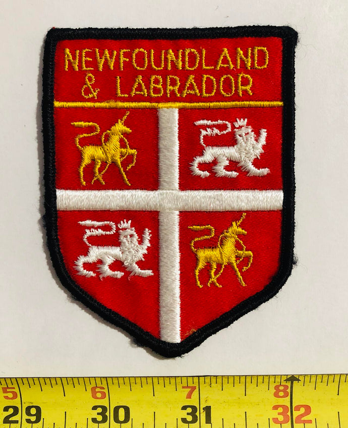 Newfoundland and Labrador Tourist Vintage Patch