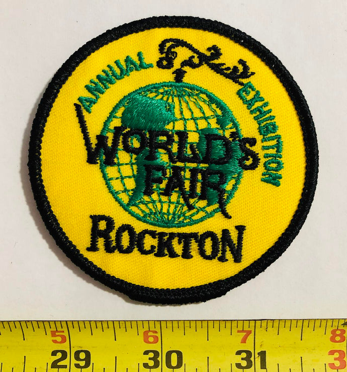Rockton World's Fair Ontario Tourist Vintage Patch