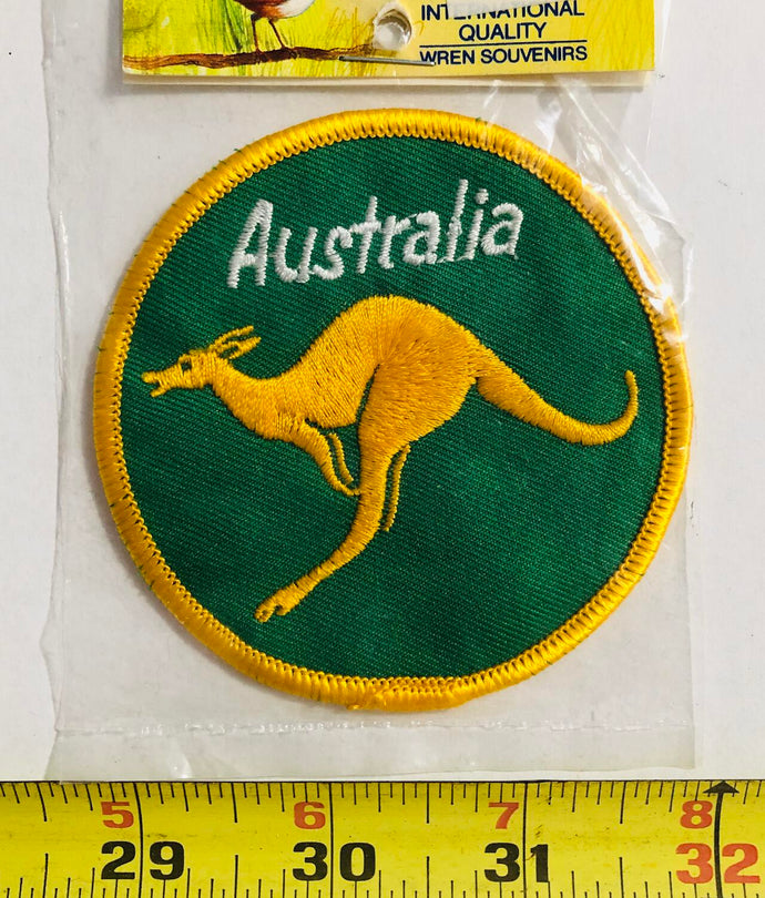 Australia Kangaroo Tourist Vintage Patch
