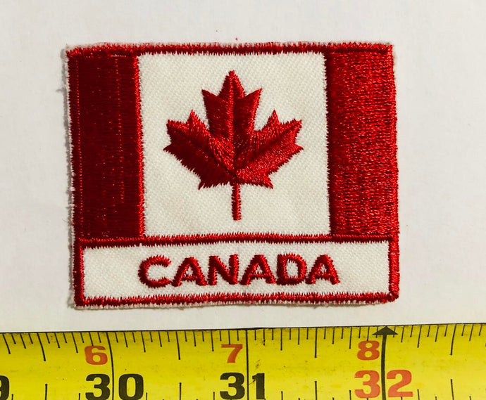 Canada Flag Hockey Vintage Patch