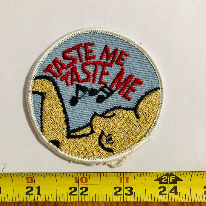 Taste Me Taste Me Sex Vintage Patch
