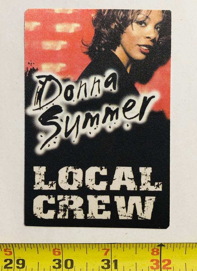 Donna Summer Backstage Pass Vintage Patch