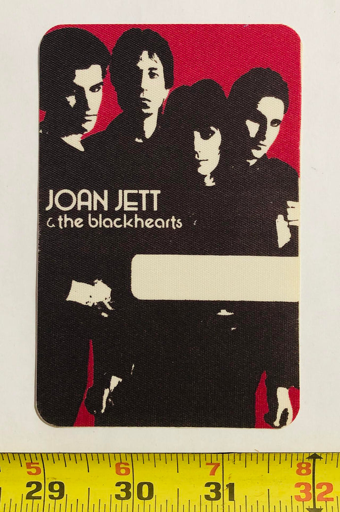Joan Jett & The Blackhearts Backstage Pass Vintage Patch