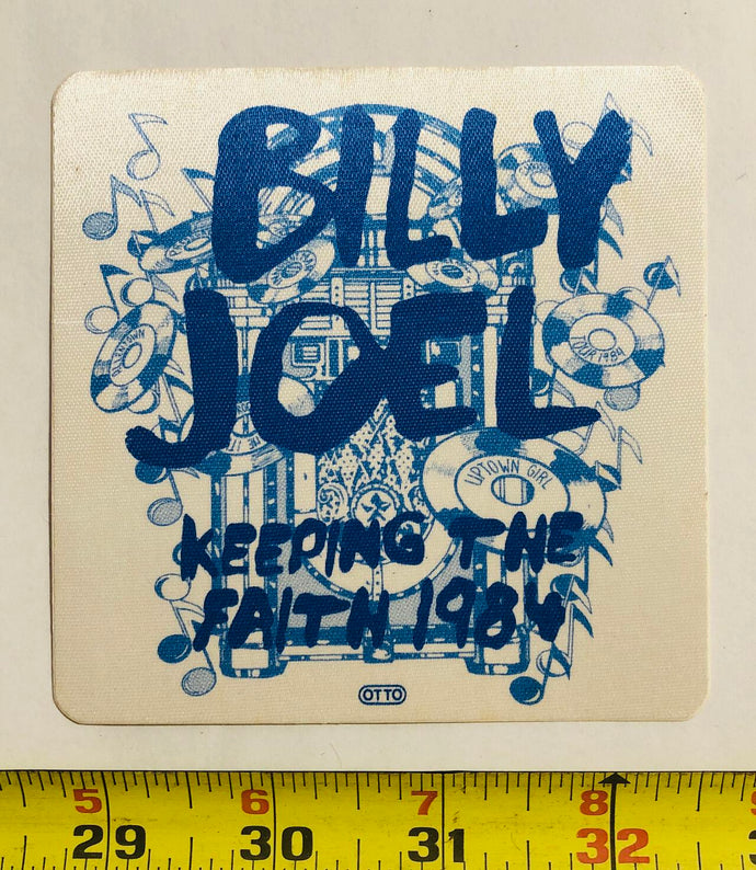 Billy Joel backstage pass Vintage Patch
