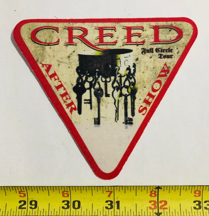 Creed Backstage Pass Vintage Patch