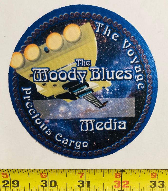 Moody Blues Backstage Pass Vintage Patch