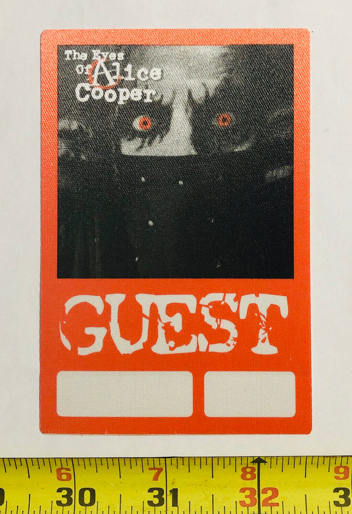 Alice Cooper Backstage Pass Vintage Patch