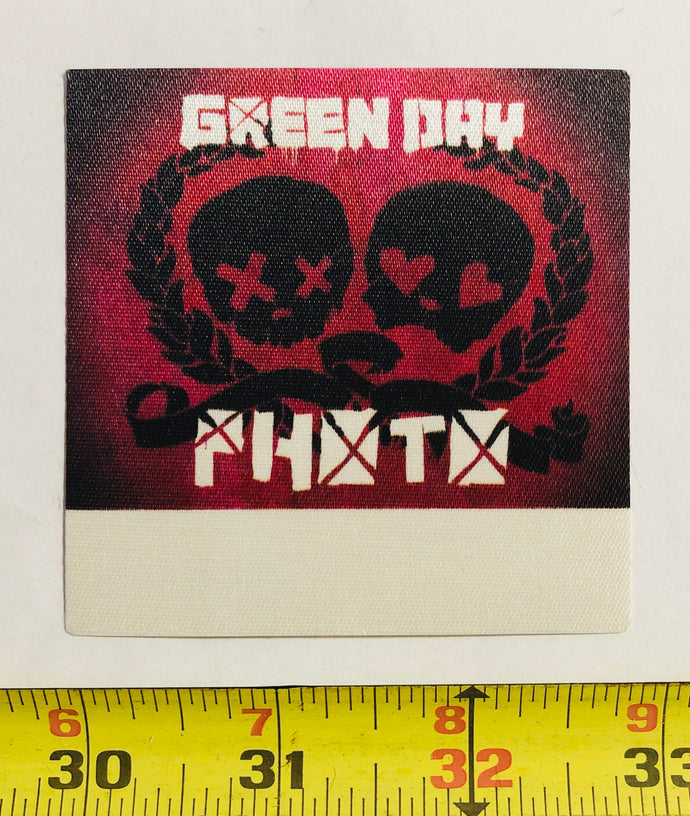 Green Day Backstage Pass Vintage Patch