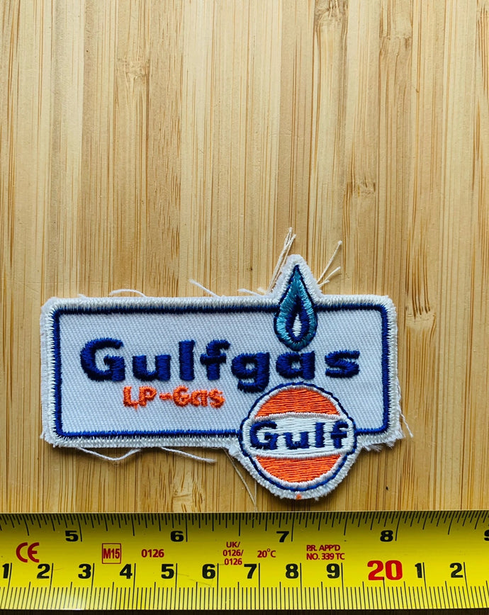 Vintage Gulf Gas Station Patch