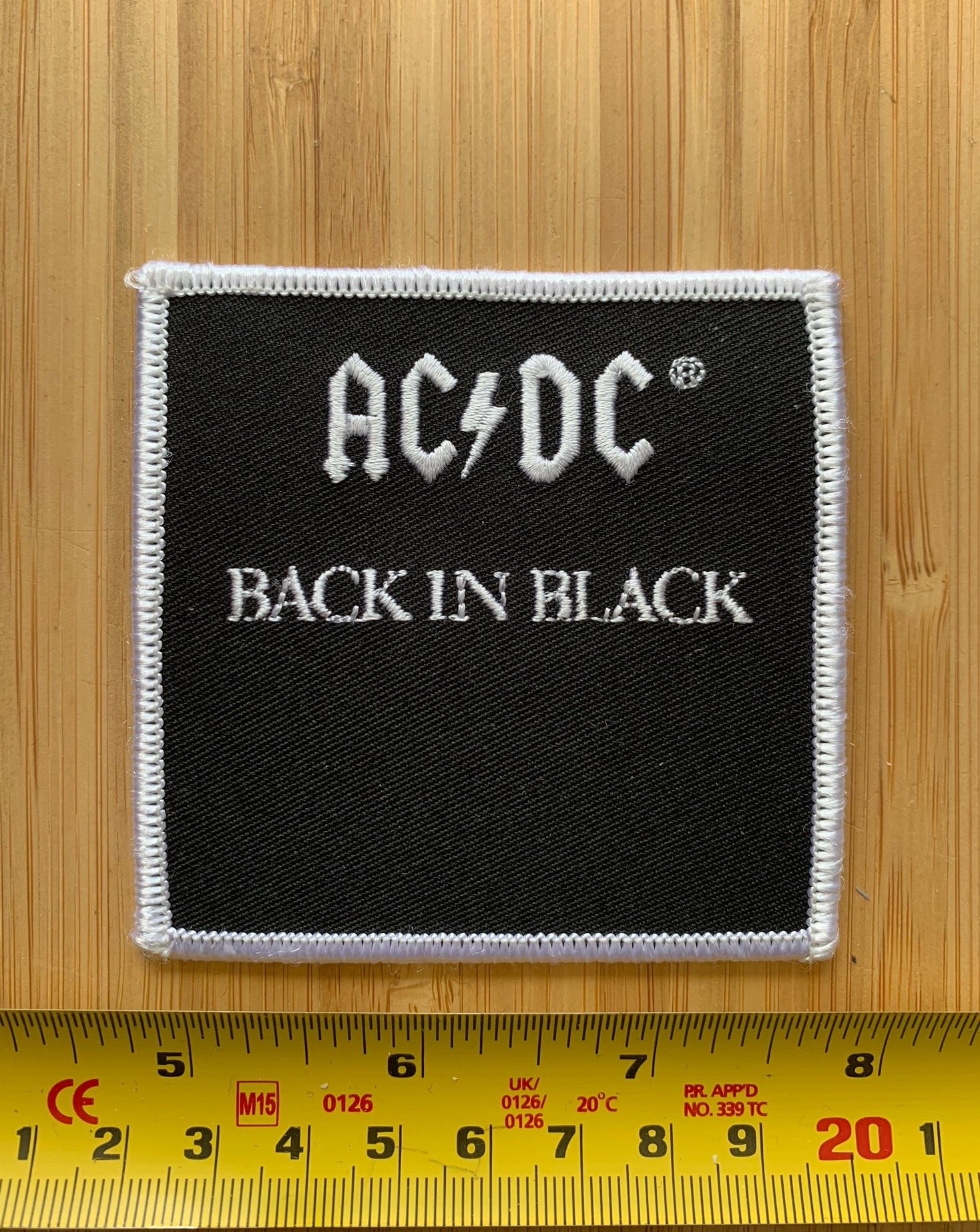 AC/DC Back In Black Patch – The VintagePatch