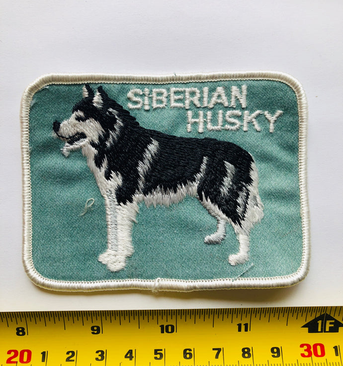 Vintage Siberian Husky Dog Patch