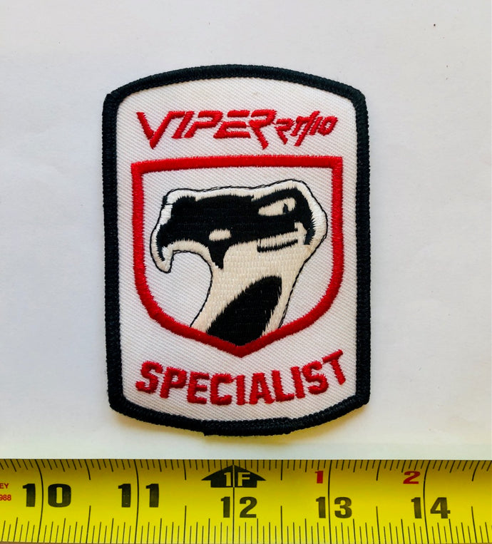 Dodge Viper RT/10 Specialist Vintage Patch