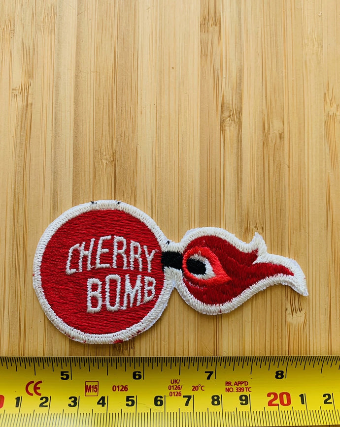 Vintage Cherry Bomb Patch
