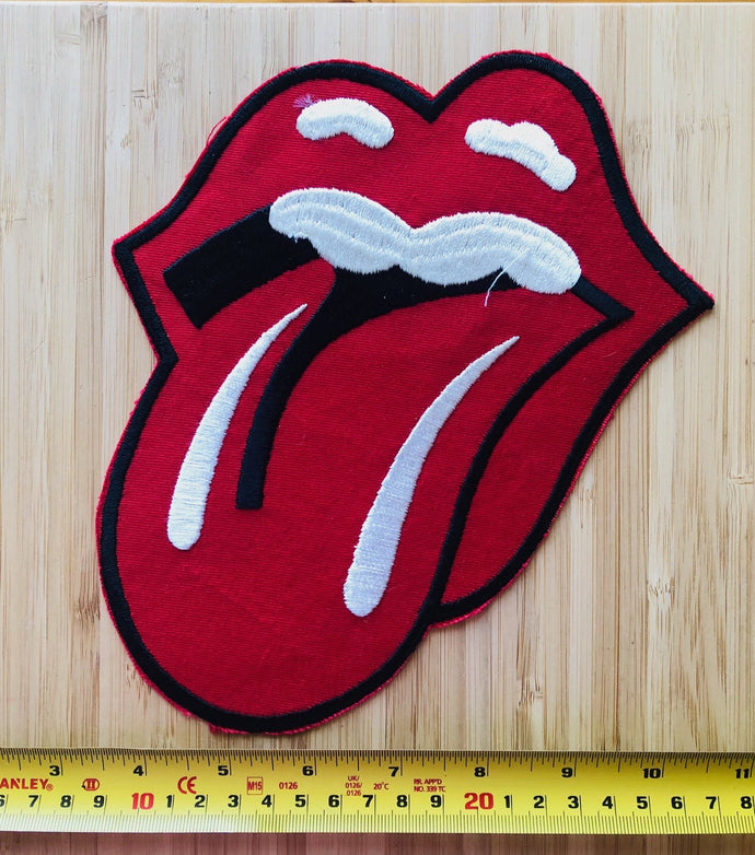 Rolling Stones Tongue Back Vintage Patch