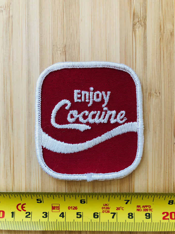 Vintage Enjoy Cocaine Patch