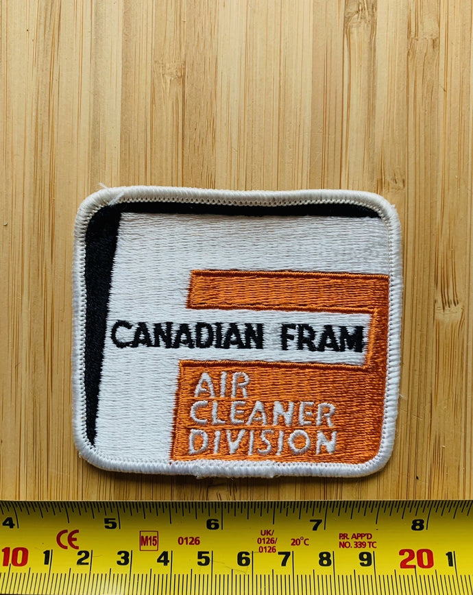 Vintage Canadian Fram Air Cleaner Patch