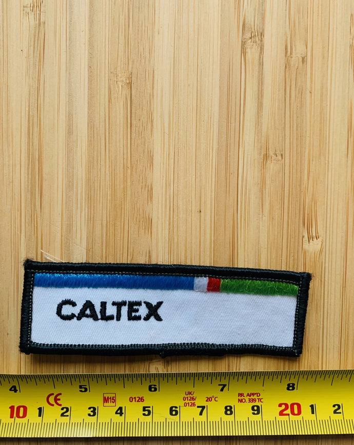 Vintage Caltex Gas Station Patch