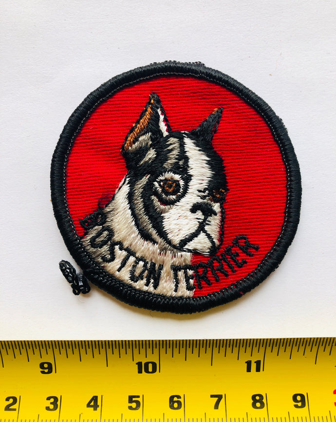 Vintage Boston Terrier Dog Patch