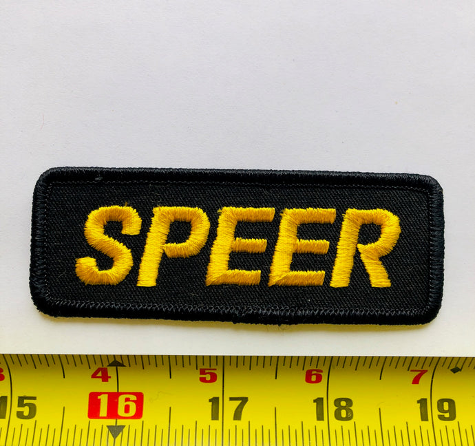 Speer Gun Reloading Bullets Vintage Patch
