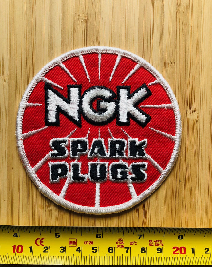 Vintage NGK Spark Plugs Patch