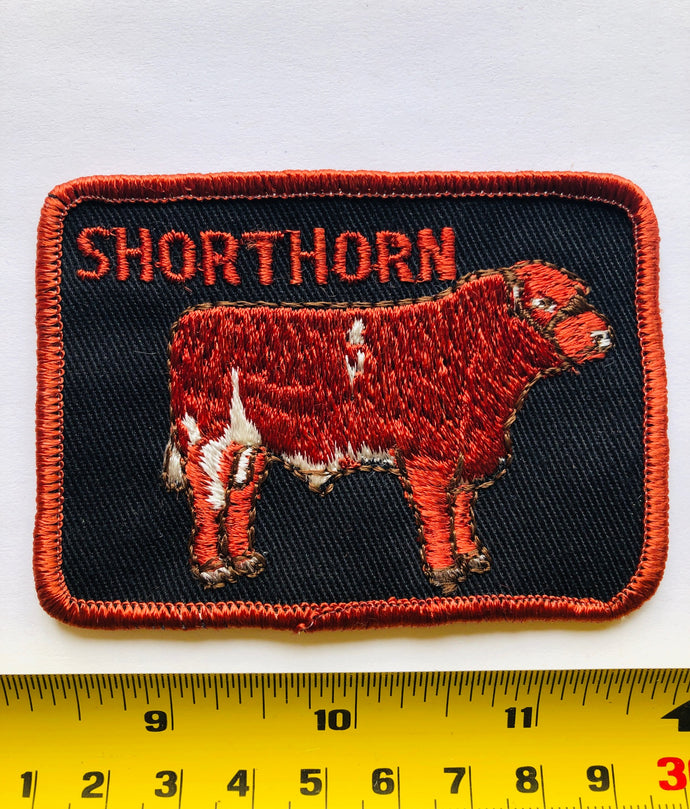 Vintage Shorthorn Cow Patch