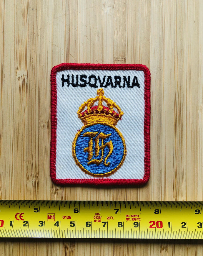 Husqvarna Motorcycle Vintage Patch