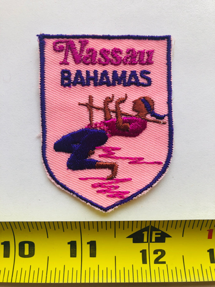 Nassau Bahamas Tourist Vintage Patch