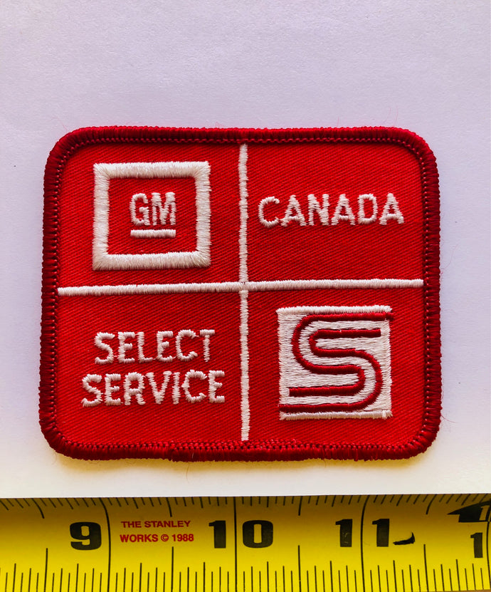 GM Canada Select Service Vintage Patch