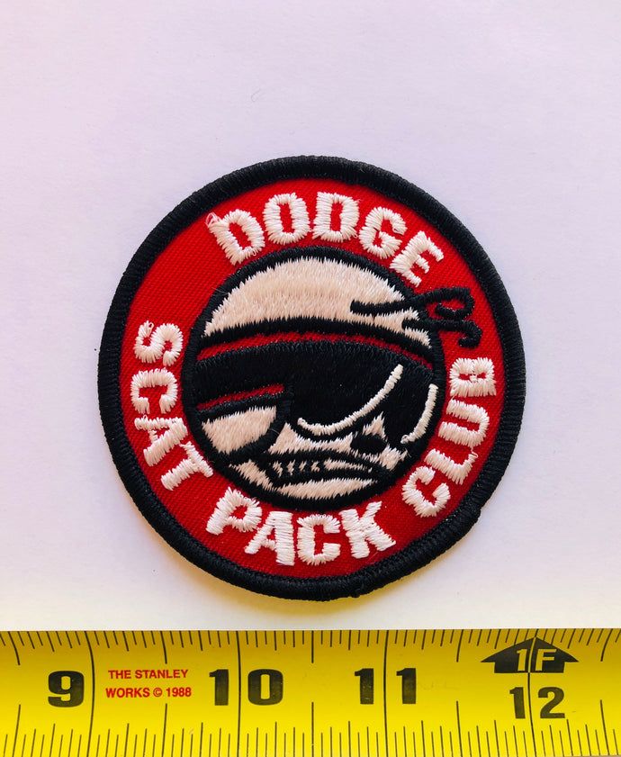 Vintage Dogde Scat Pack Club Patch
