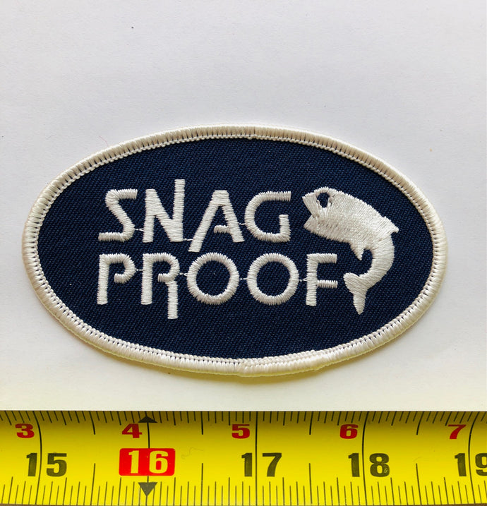 Snag Proof Fishing Vintage Patch