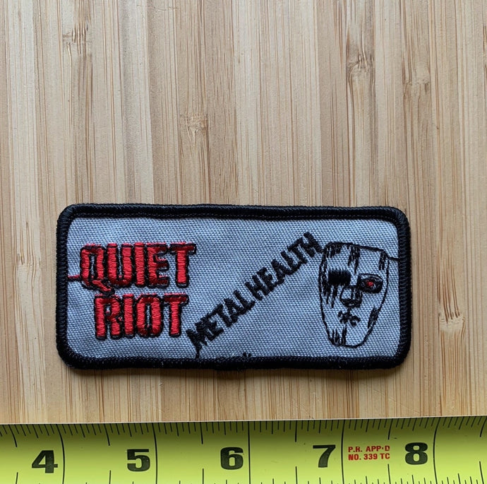 Quit Ritot Patch Quiet Riot Metal Health Vintage Patch – The VintagePatch