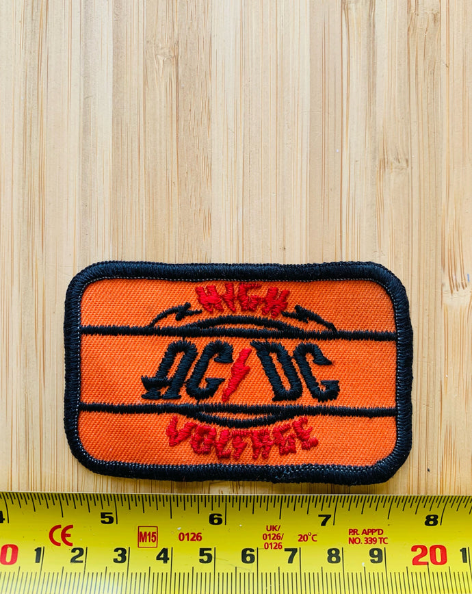 AC/DC High Voltage Vintage Patch