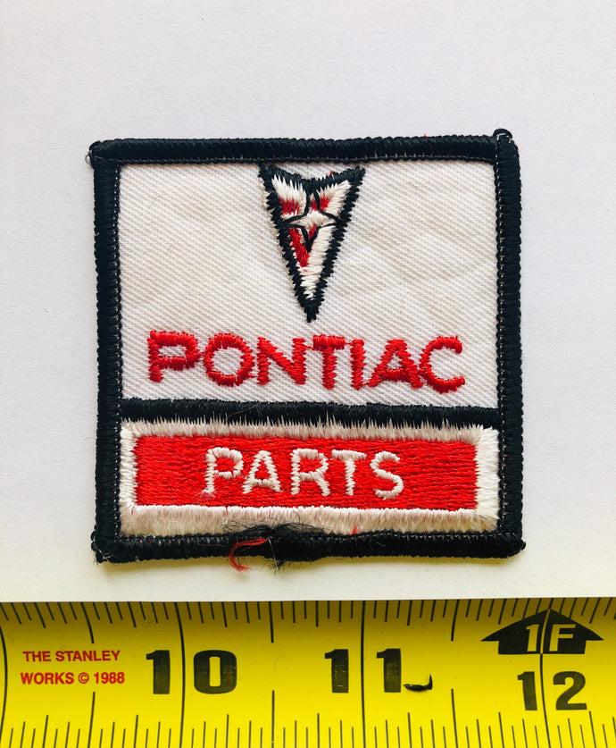 GM Pontiac Parts Vintage Patch