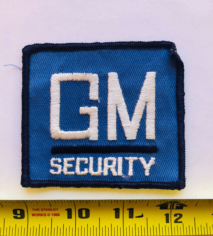 GM Security Vintage Patch