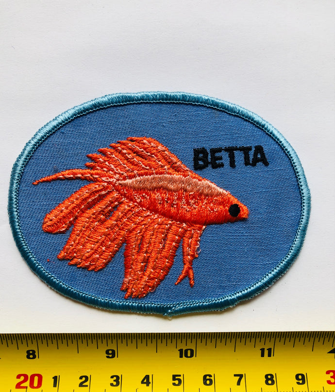 Vintage Betta Fish Patch