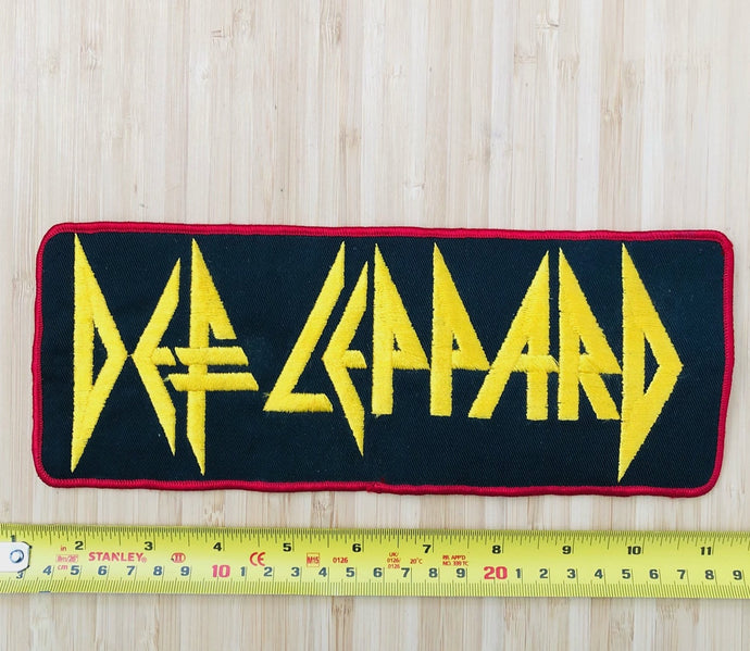 Def Leppard Vintage Back Patch