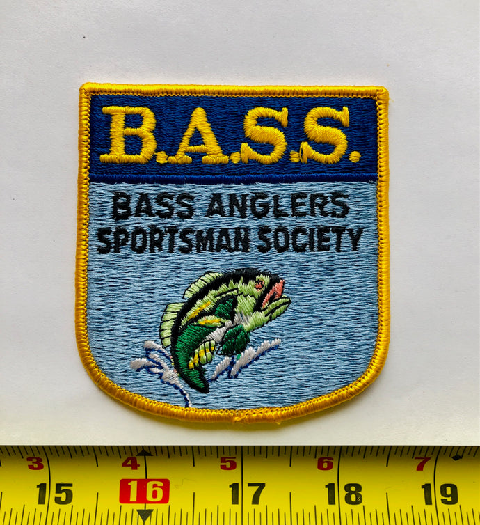BASS Anglers Fishing Sportsman Society Vintage Patch