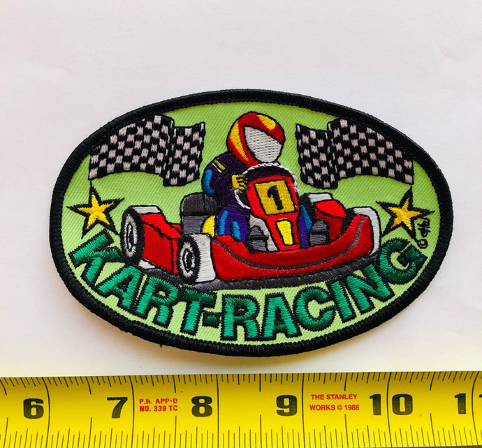 Kart Racing Vintage Patch