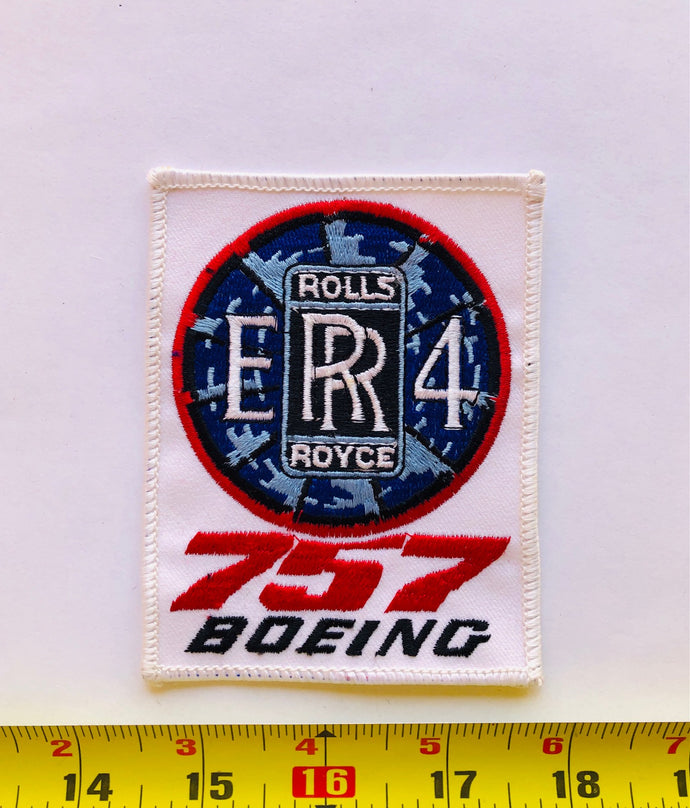 Boeing 757 Rolls Royce Airline Vintage Patch