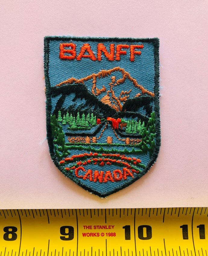 BANFF Canada Vintage Tourist Patch