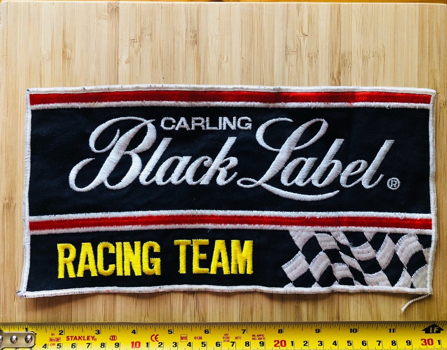 Black Label Racing Black Label Racing Team Vintage Back Patch – The VintagePatch