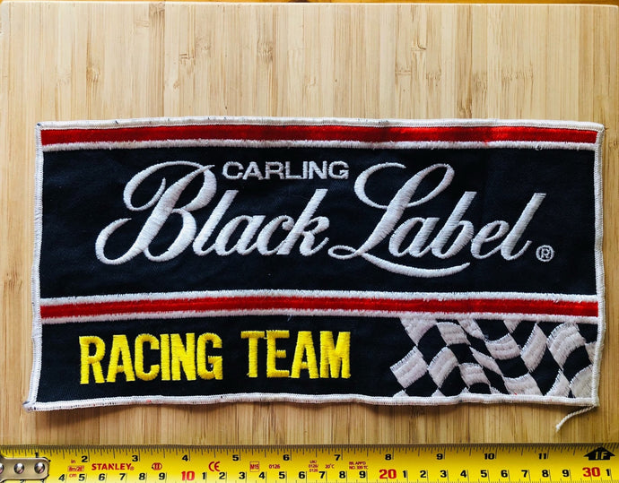 Black Label Racing Team Vintage Back Patch