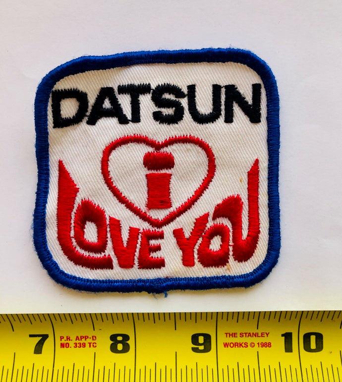 Datsun I Love You Vintage Patch