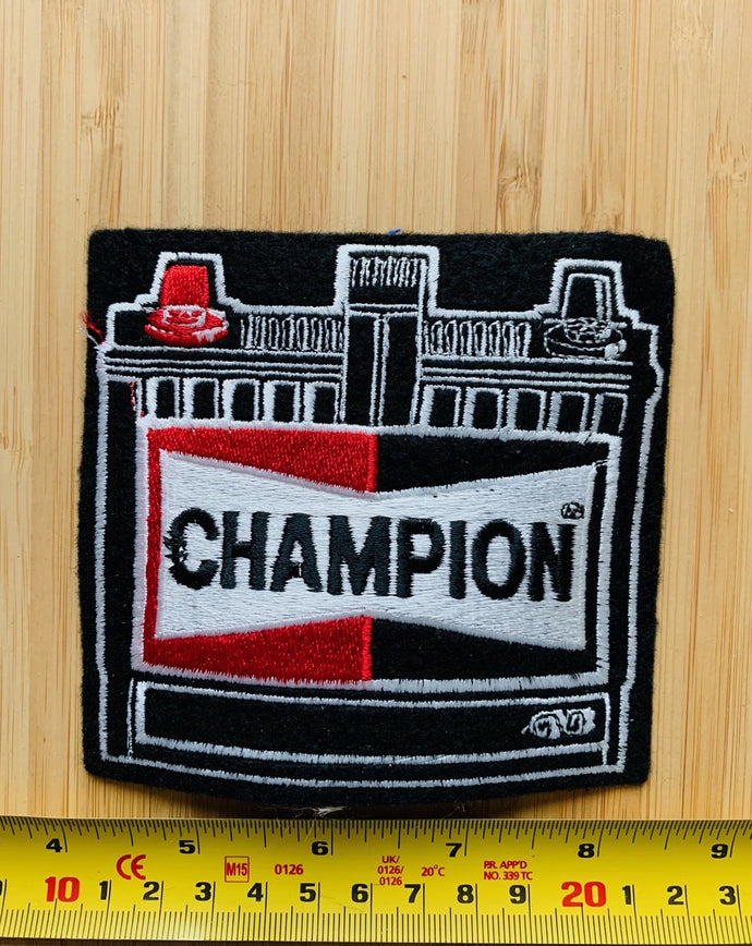 Vintage Champion Spark Plug Patch