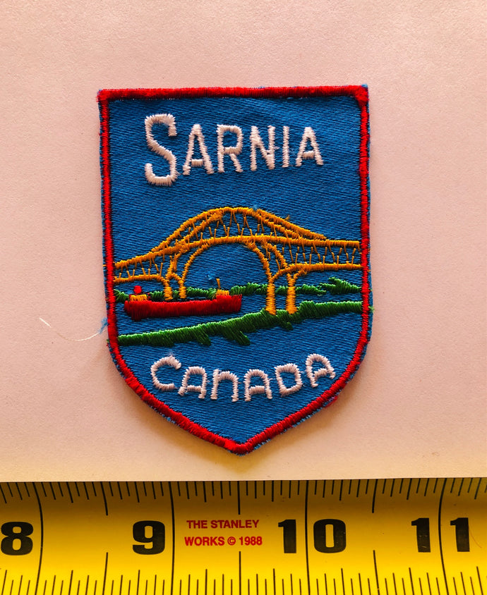 Sarnia Vintage Tourist Patch