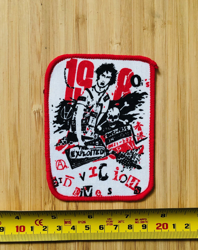 Punk UK 1980's Mix Bands Vintage Patch