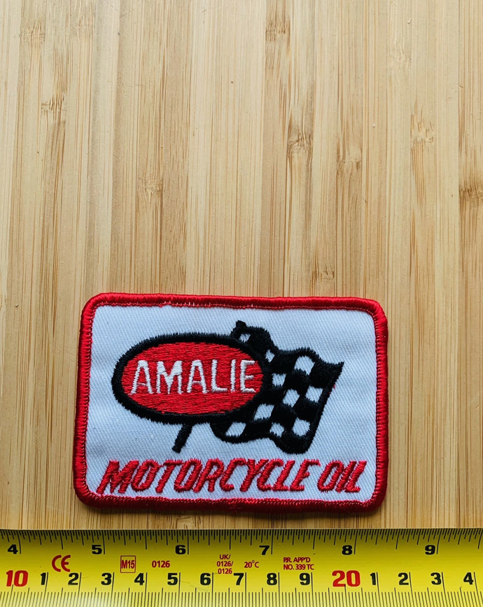 Vintage Amalie Motorcycle Oil Patch
