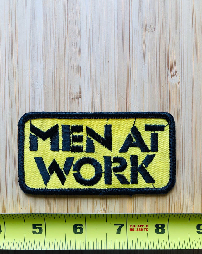 Men At Work Vintage Patch