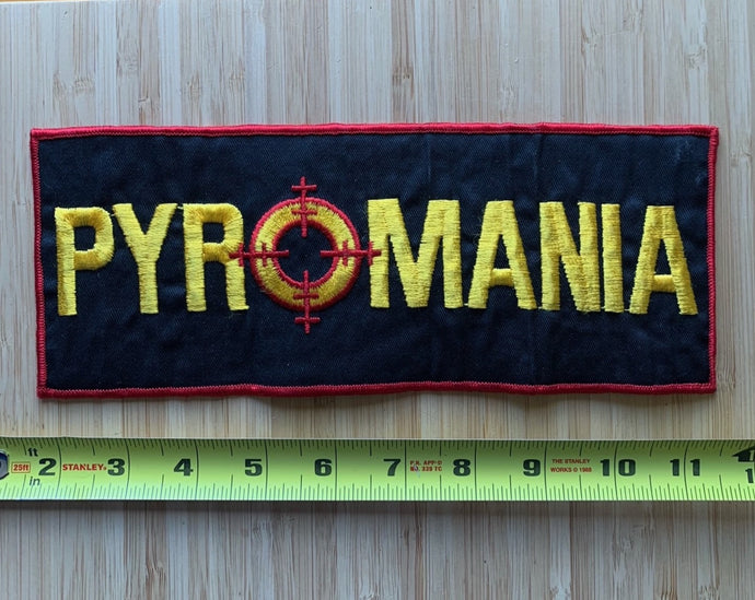 Pyromania Def Leppard Vintage Back Patch