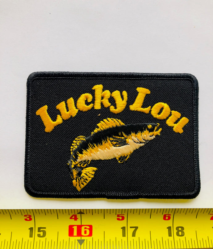 Lucky Lou Fishing Vintage Patch